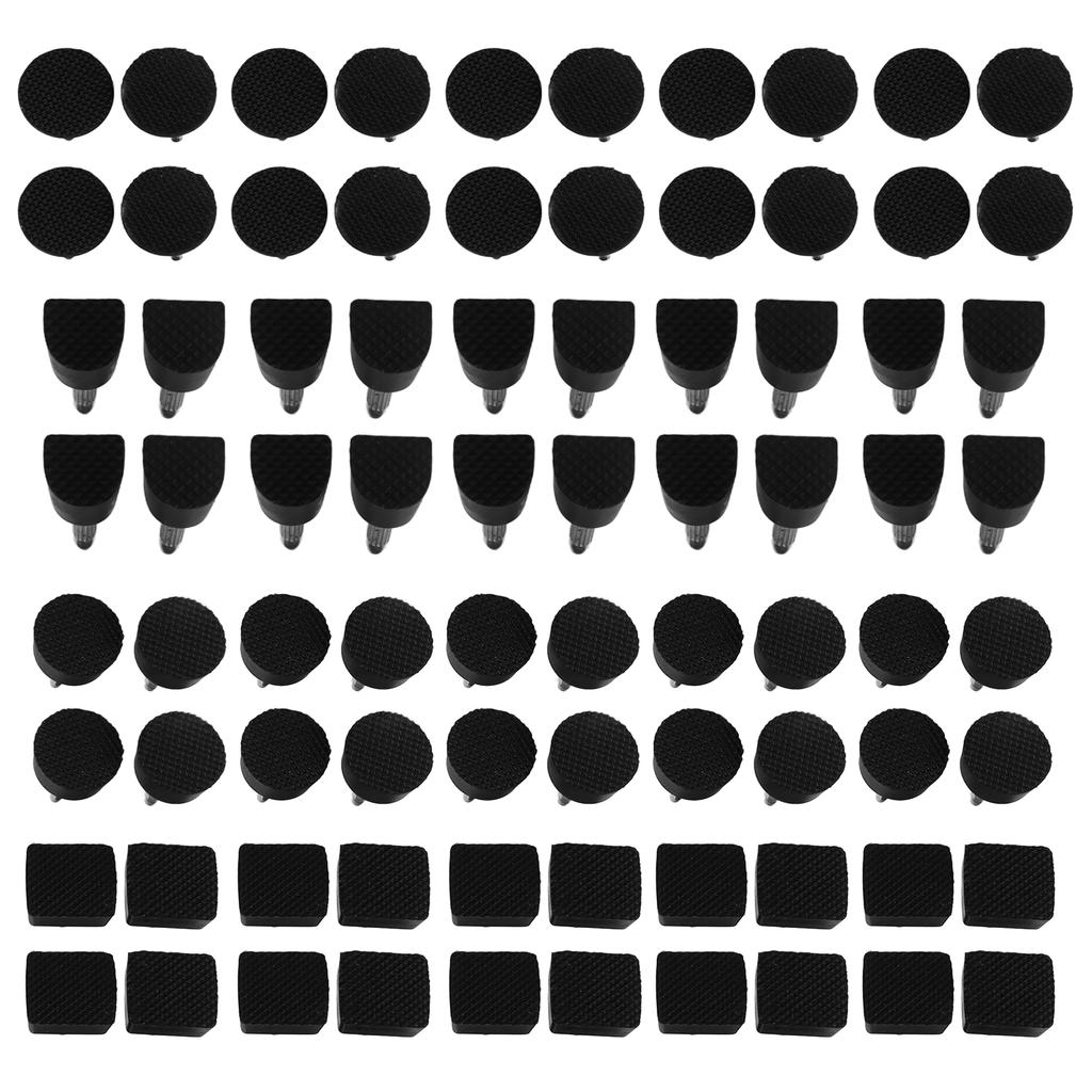 80Pcs High Heel Tip TPU Polyurethane Iron Mute Convenient Comfortable Shoes Repairing Accessories