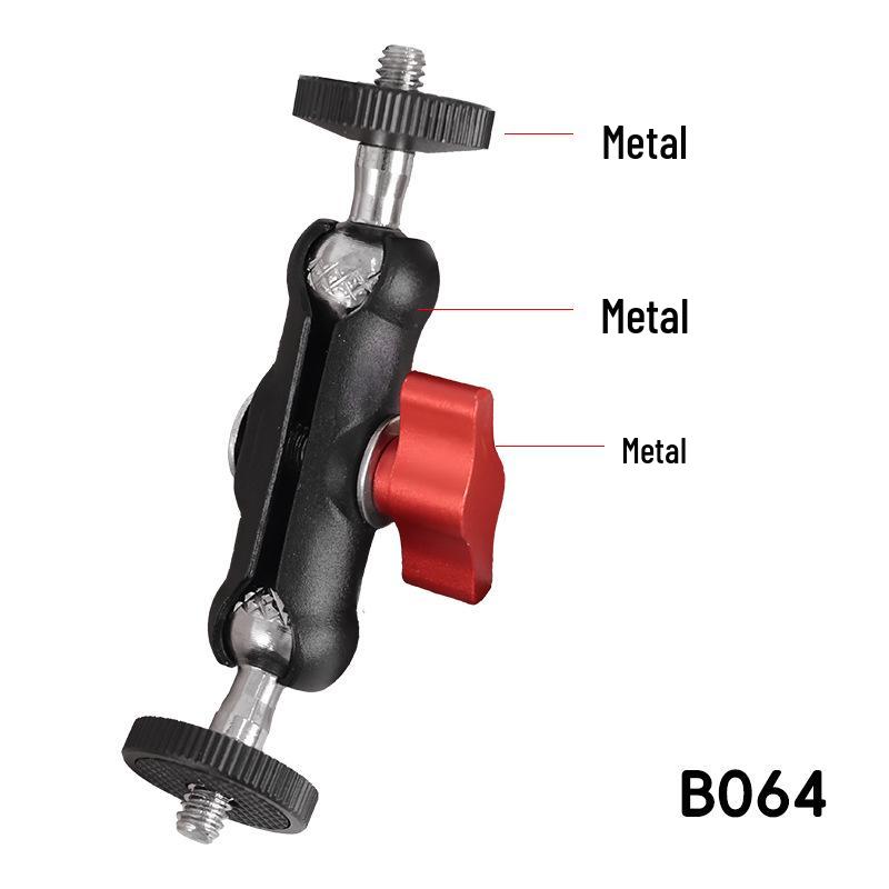 Double-Headed Magic Arm Bracket with Flash Clamp