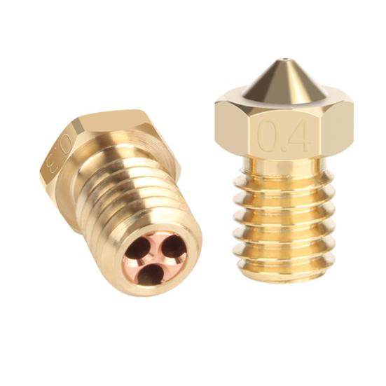 Распылительная насадка с тремя глазами Hot End, высокая прочность, простота установки, универсальная насадка с высоким расходом, аксессуары для 3D-принтеров