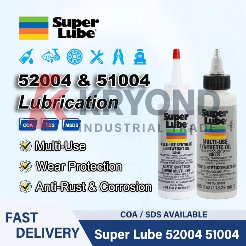Super Lube 52004 51004 Синтетическое Легкое Масло Масло Пищевого Назначения для Подшипников Рыболовных Катушек, Прецизионных Инструментов и Малых Механизмов