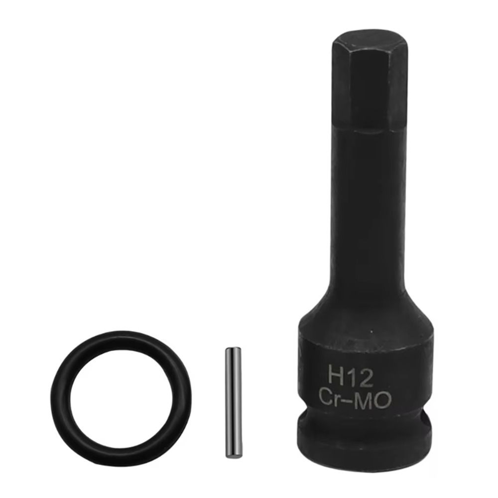 1 шт. Метрический хвостовик 1/2 дюйма Адаптер для торцевой головки для электродрели Длинная торцевая головка Гаечный ключ Шестигранная торцевая головка