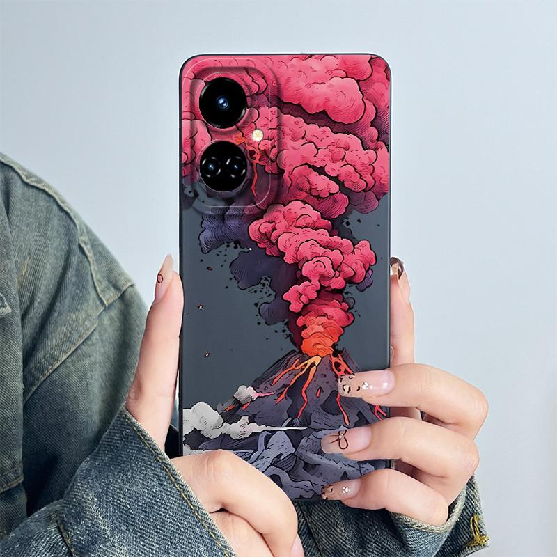For Tecno Camon 19 CI6n / 19 Pro CI8 Phone Case Cover Silicone Sweet Painted Shell Cartoon Funda Printed Protective Casing Coque