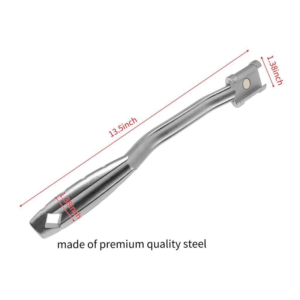 Удлинитель гаечного ключа с манжетой. Удлинительный ключ на 13,5 дюйма с квадратным отверстием 1/2 дюйма для универсального применения.