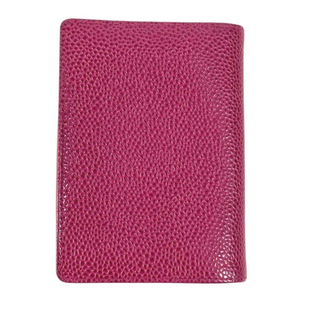 CHANEL CC CC Mark logo Business Card Holder Pass Case Folded Card Case