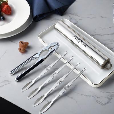 Портативный набор инструментов для краба Набор зажимов для клешней краба из цинкового сплава Инструменты для морепродуктов Прочные плоскогубцы Зажим для лобстера Кухонные аксессуары