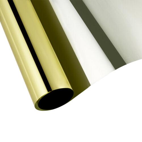 Односторонняя зеркальная пленка для стекла, самоклеящаяся пленка для окон жилых помещений, терморегулирующая пленка, уменьшающая блики, тонирующая пленка для окон с защитой от ультрафиолетового излучения