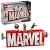 Игрушка LEGO Marvel Логотип и Минифигурка, Подарок на День Рождения, Строительные Блоки, для Мальчиков и Девочек, Возраст 12, 13 и 14 лет, Ученики Начальной Школы, Товары Marvel,