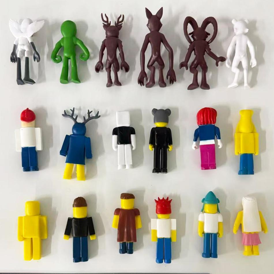 Новый набор фигурок '99 Ночей в Лесу': Олень, Сова, Коза, Монстр. Модель, Конструктор, Фигурка, Пластиковая игрушка, Подарки