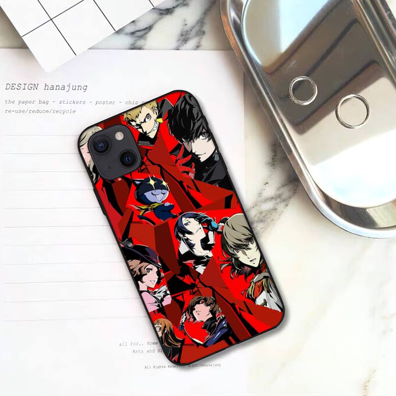 Чехол Persona5 The Royal Game Phone для iPhone 11 12 Mini 13 14 Pro XS Max X 8 7 6s Plus 5 SE XR Shell