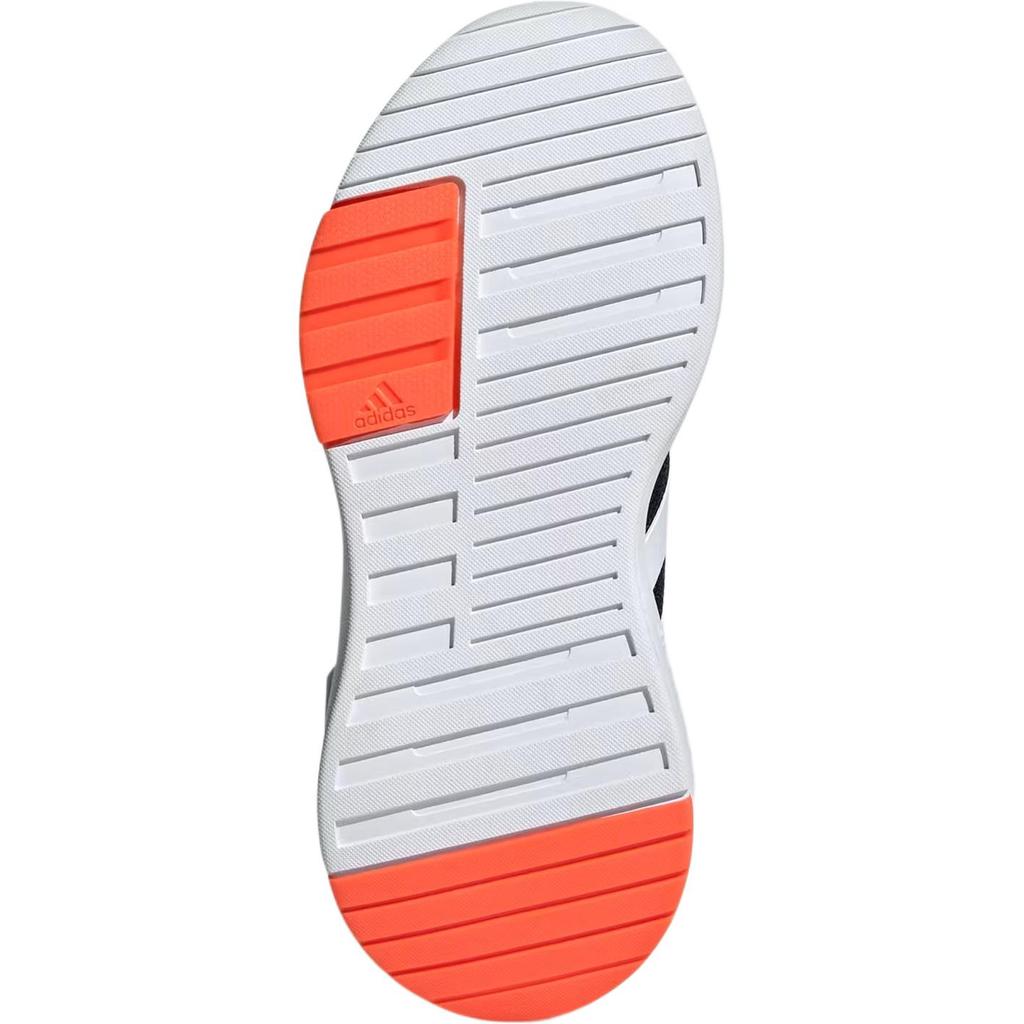 adidas Racer Tr23 El K Удобные Нескользящие Дышащие Низкие Повседневные Кроссовки Детские Кроссовки Черные Белые Флуоресцентно-Красные ID0335