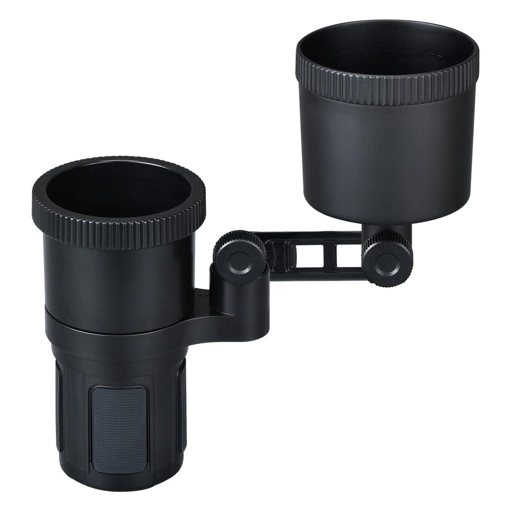 SEIWA Car Drink Holds Two Cafe Cups Twin Drink Height WA93 Holder, Simultaneously, Capacity, Adjustable, Black,