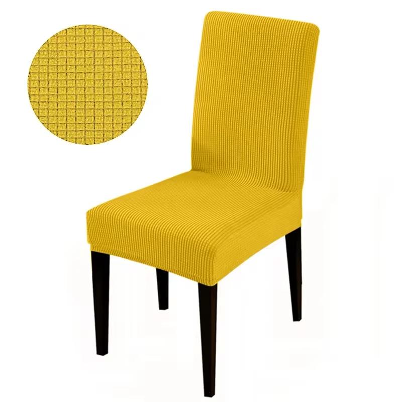 Universal Stretch Chair Cover With Back Full Protection Slipcover For Kitchen Dining Room Living Room Furniture