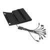 15W Solar Charger Board Bag Portable Camping Travel Foldable Solar Power Panel with Data Line