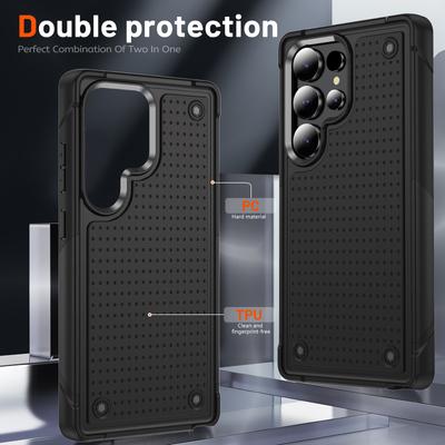 Гибридный ПК Силиконовый Чехол для телефона для Samsung Galaxy S25 Ultra S24 Plus S23 S22 S21 FE Сумка для телефона