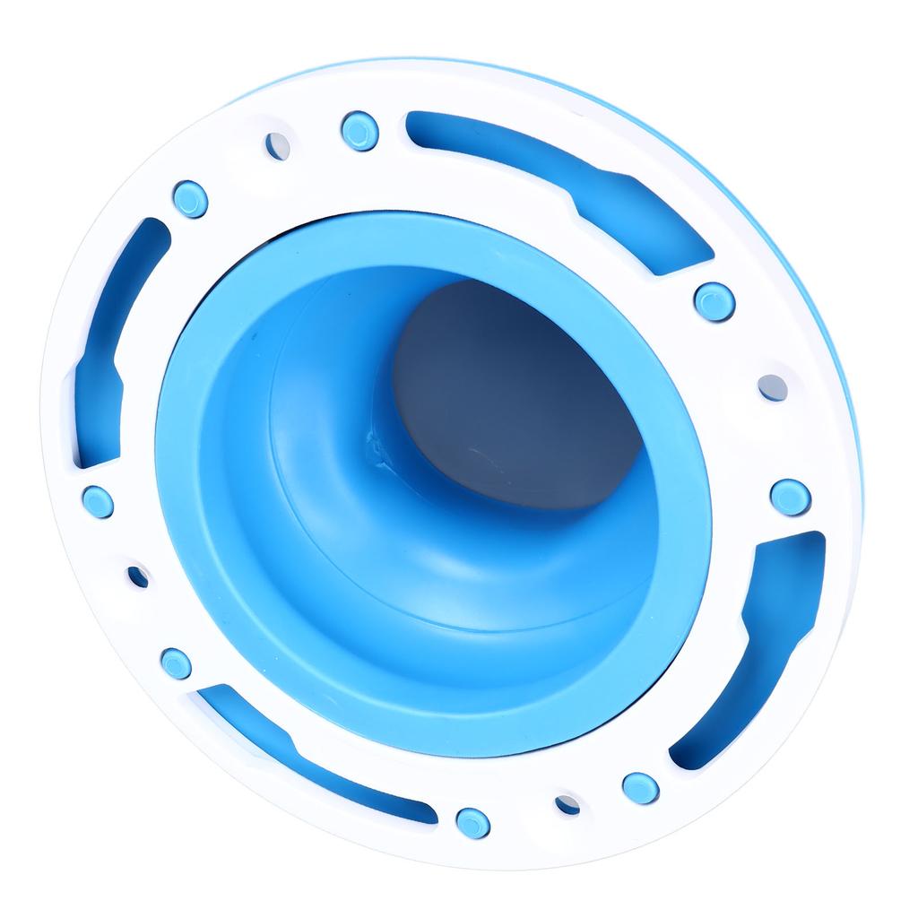Toilet Flange Repair Kit Blue Durable Silicone ABS Easy Installation Toilet Flange Replacement Kit