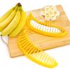 Kitchen Gadgets Plastic Banana Slicer Cutter Fruit Vegetable Tools Salad Maker Chopper Cooking Cut