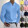 Order A Size Up,Plus Size 5XL Mens Elegant Shirts 2022 Long Sleeve Solid Color Shirt Male Top Pullovers Sexy Men Daily Clothes