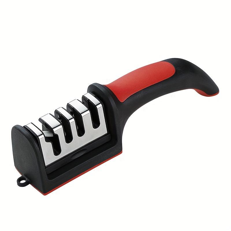 Effortless Sharpener 4-stage Professional Kitchen Sharpener Tungsten Drill Ceramic Sharpener Tool Easy To Use.