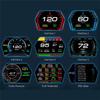 P17 HUD Цифровой дисплей для автомобиля, OBD2 GPS спидометр с датчиками напряжения и температуры - A87Q