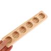 1Pcs  6 Holes Essential Oil Wooden Display Stand Essential Oil Storage