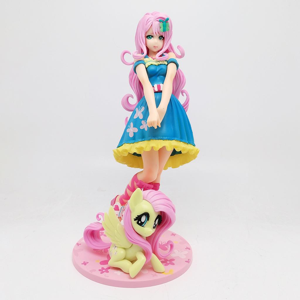 My Little Pony Bishoujo Статуэтка Эпплджек Твайлайт Спаркл Пинки Пай Флаттершай 1/7 Анимация ПОЛИВИНИЛХЛОРИД Фигурка Действия Игрушка Коллекционер