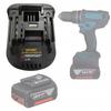 Rosfix Адаптер аккумулятора Bosch 18V для Makita 18V – Совместимость с инструментами Makita | Прочная конструкция | Легкая установка