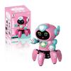 Electric Six-Claw Dancing Octopus Robot Toy with Lights and Music for Kids