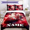 3pcs Custom Name Stanford S logo  Bedding Set Duvet Cover Closure Includes 1 Duvet Cover & 2 Pillowcases for All Seasons Bedroom Decor