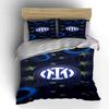 Blue snakes and logo. Bedding sets Duvet cover sets Duvet covers Pillowcases(1 * Duvet Cover 2 * Pillowcases without duvet insert)
