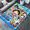 Ковер с изображением Монки Д. Луффи из One Piece для гостиной, спальни, дома, украшение дивана, нескользящий коврик для детских игр