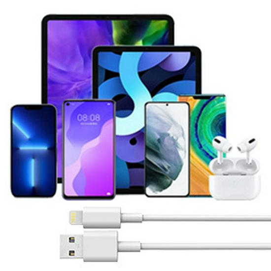 Сертифицированный MFi кабель USB-A на Lightning для Apple iPhone 15, iPad и наушников