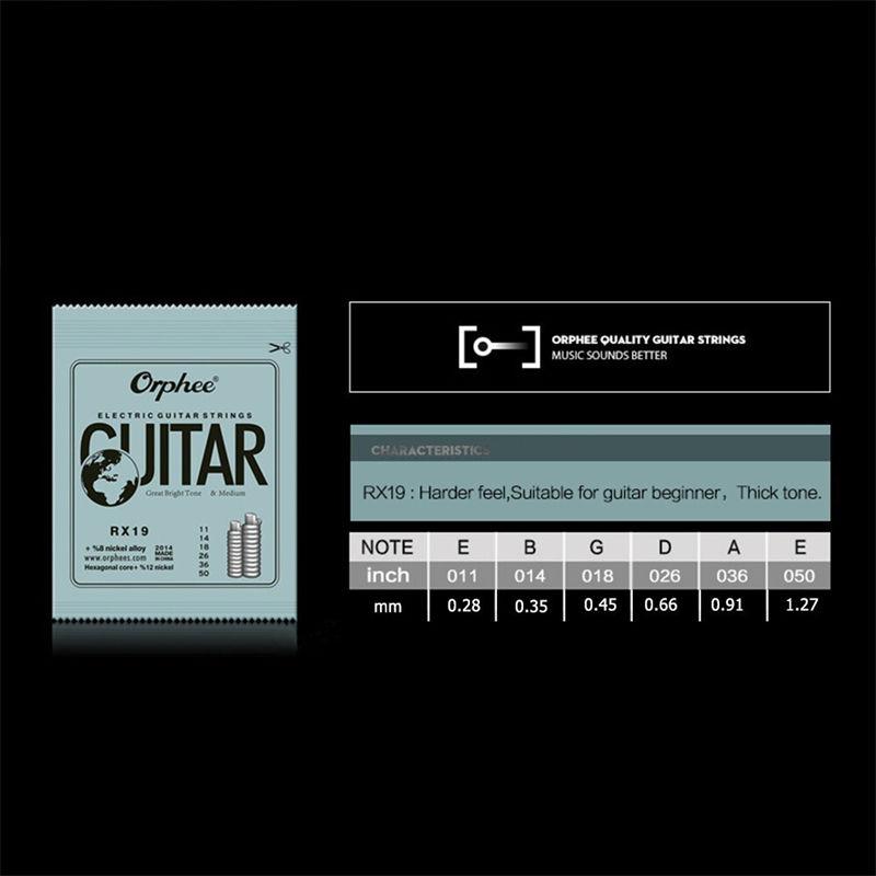 Полноразмерные струны Струны для электрогитары Полный набор калибров 9-42 10-46 11-50 GZW