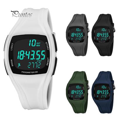 Мужские цифровые часы с шагомером