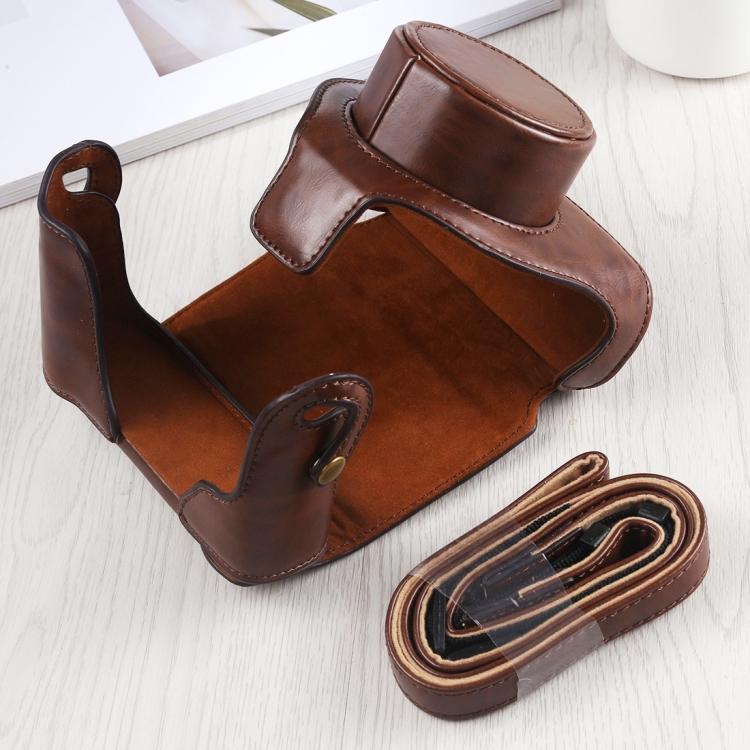 Чехол-сумка из искусственной кожи для всего тела с ремешком для камеры FUJIFILM X10/X20