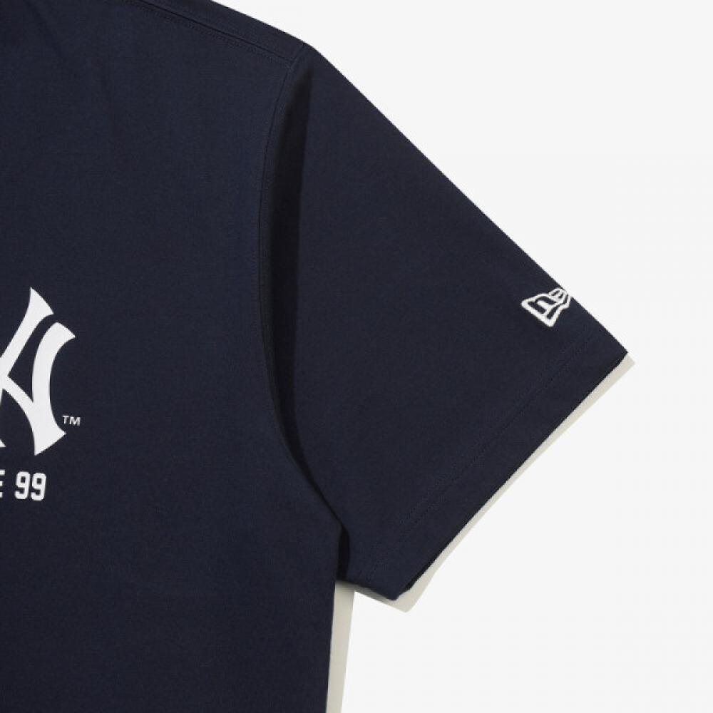 New Era Футболка New York Yankees Подпись игрока Темно-синий