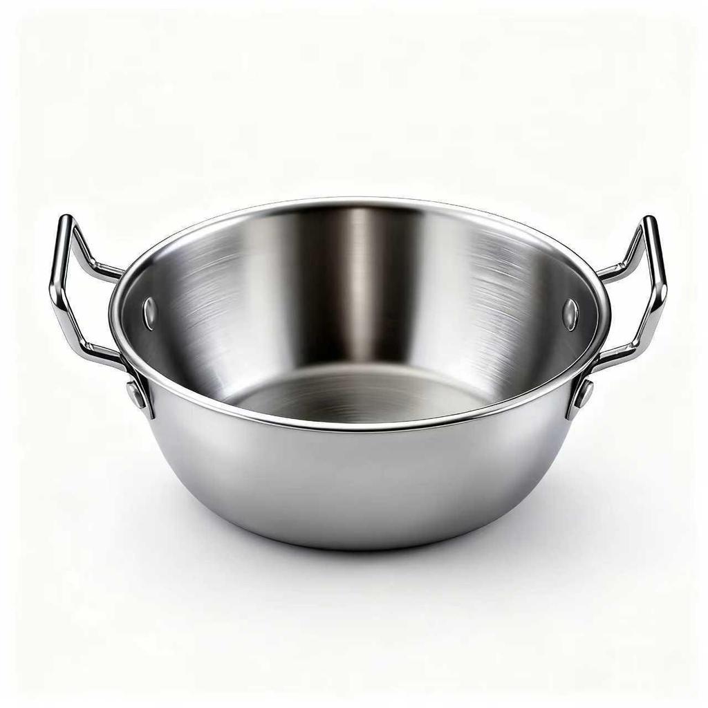 Корейская двойная миска из нержавеющей стали: Лапша быстрого приготовления, Йогурт и Маленький горячий горшок