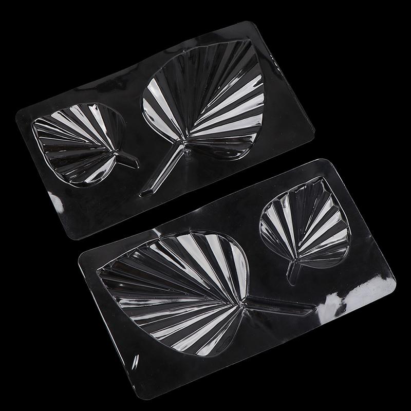 3D Форма для шоколада в виде листа пальмы, ПЭТ, для мастики, королевской глазури, форма для крема, инструменты для украшения торта в технике сахарного искусства, кухонные аксессуары для выпечки