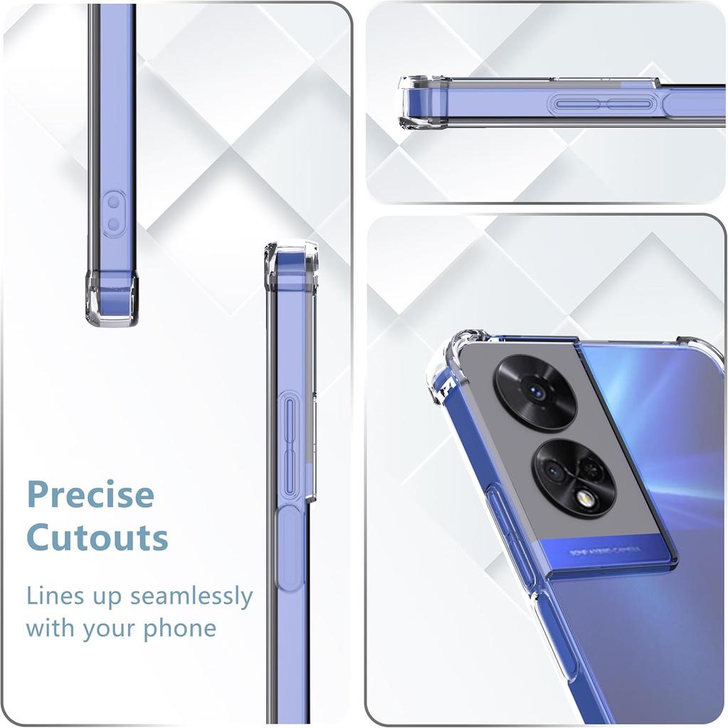 Прозрачный противоударный чехол TPU для телефона TCL 50 5G 50 SE LE XE XL NxtPaper 501 505 Защитный чехол Fundas Capa Coque