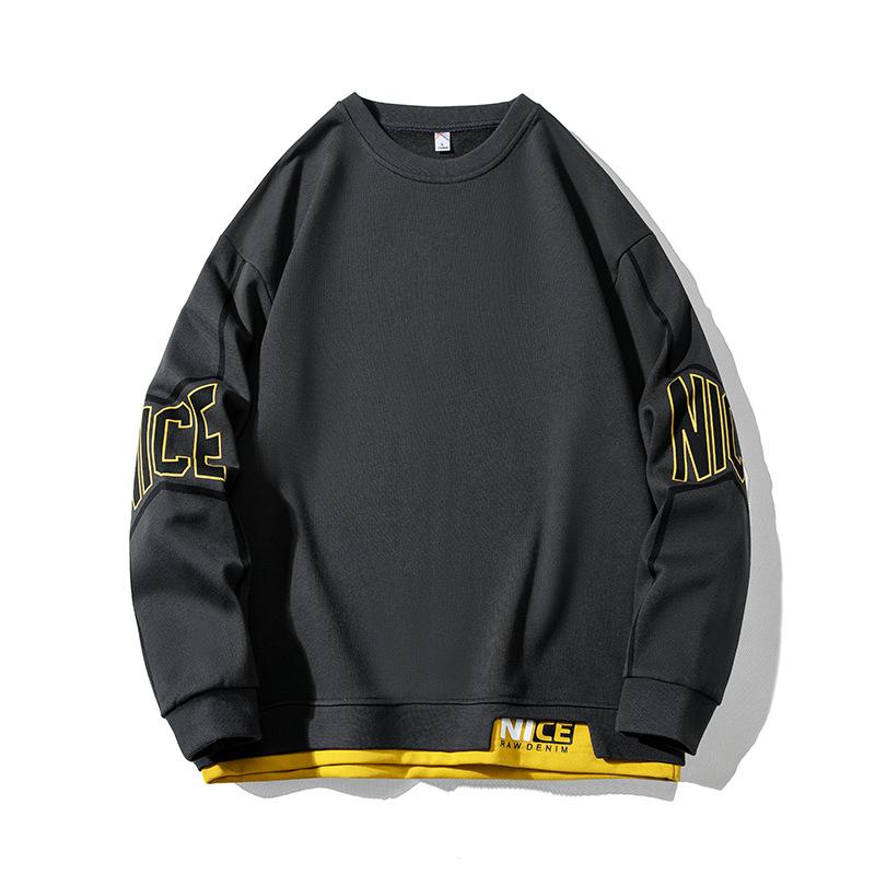 Мужской свитер с длинным рукавом, пуловер, мужской свободный свитер на весну и осень