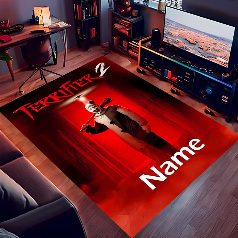 Custom personalization Terrifier Print Area Rug - Soft, Washable Non-Slip Indoor Mat,Living Room,Home&Office Decorative Rug