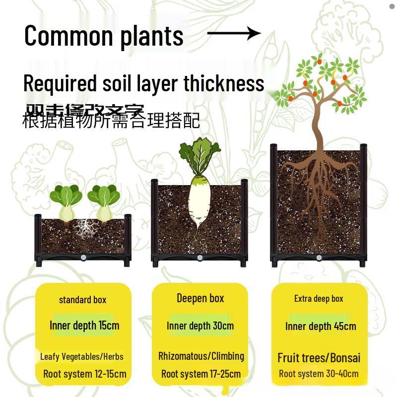 Shixun Elevated Modular Planter Box