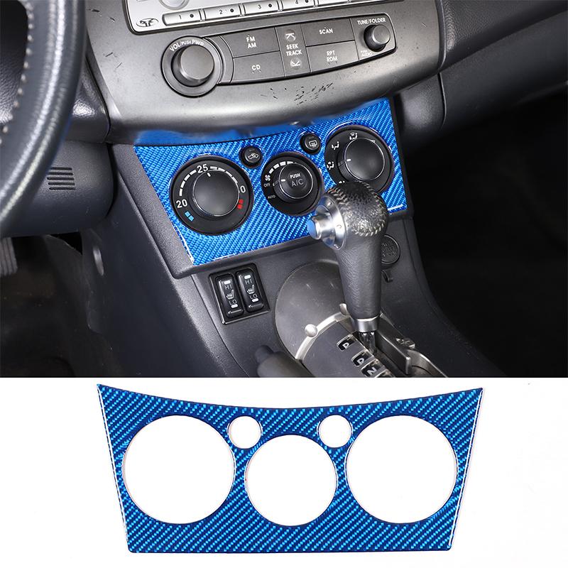 Углеродное волокно автомобиля внутренняя центральная панель управления отделка выход CD кондиционер крышка наклейка для Mitsubishi Eclipse