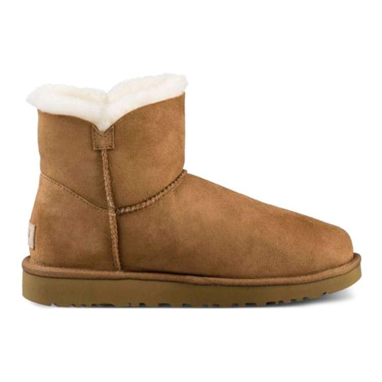 UGG Мини-кеды Bailey Button 2 Boot Chestnut Women Sneakers Brown 1016422-CHE