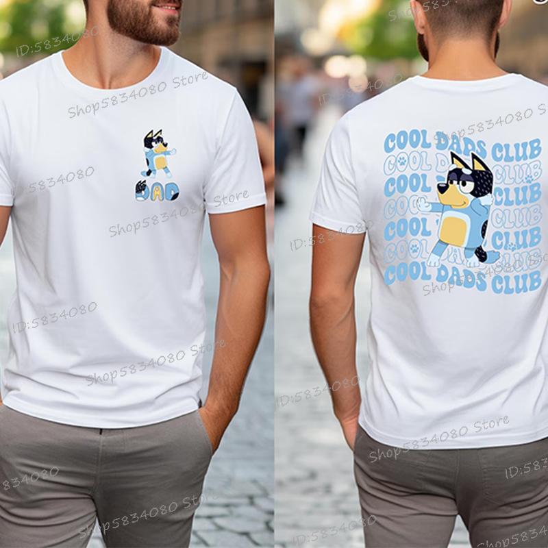 2025 Fathers Day Shirt Funny Gift for Dad Fashion Casual Tops Summer Short Sleeve Tshirts Unisex Trendy Cool Dads Club Tshirt