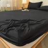 High Quality Fitted Sheet Single Double King Queen Size Mattress Cover With Elastic Band Bed Sheet 90/120/150/180 Fit Sheet