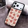 Чехол для телефона с красными леденцами для iPhone 17 16 15 Pro Max Air 14 13 12 11 Plus Ударопрочный Capa Cover