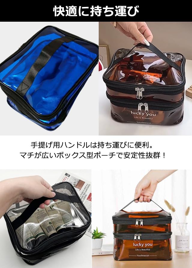 Большой GPT Косметичка Большая для Макияжа Косметическая Большая GPT Серая [Компания Чемоданов] Сумка, 2-слойная, Прозрачная, Вместительная, Ручки, Коробчатая, Сумка,