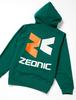 COSPA Mobile Suit Gundam Zeonic Zip Hoodie, Ivy Green, Size Small