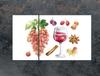 SZKLANA PŁYTA OCHRONNA NA KUCHENKĘ 90x52 WINO