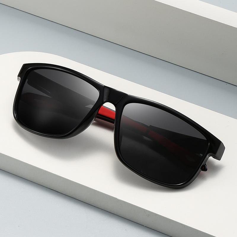 Поляризованные солнцезащитные очки для активного отдыха, мужские спортивные светочувствительные солнцезащитные очки с функцией изменения цвета, квадратная оправа для велоспорта 3235